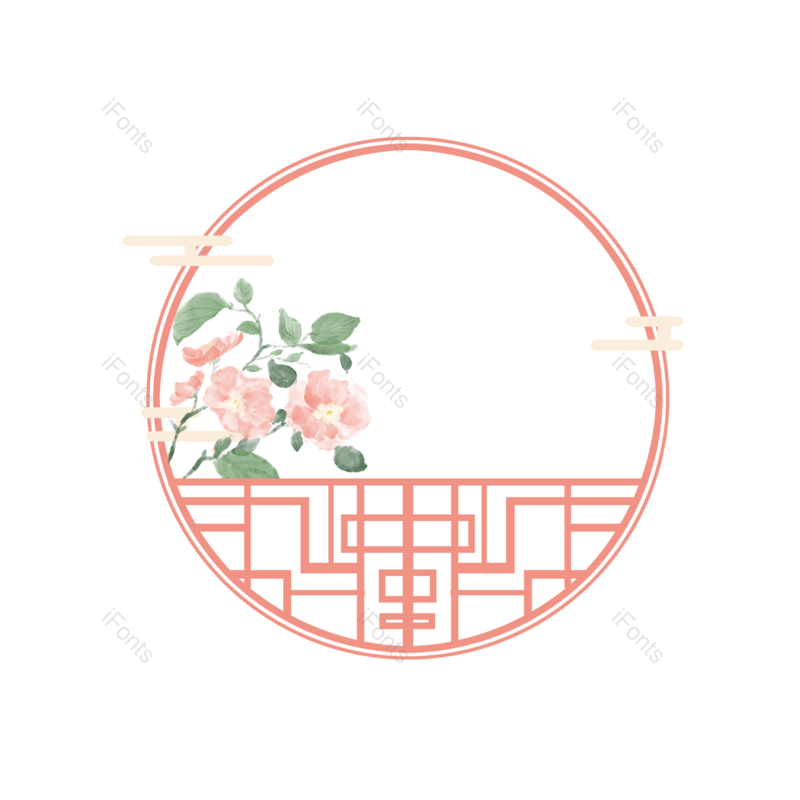 边框图片,装饰元素,复古PNG,中国风免抠素材